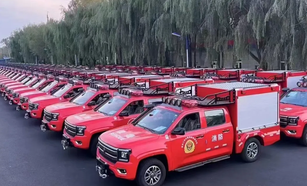 江鈴大道客制化改裝方案 59臺(tái)消防前突車(chē)成功交付