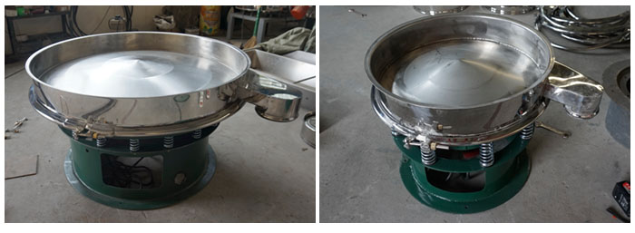 旋振篩底框安裝在振動體上面。